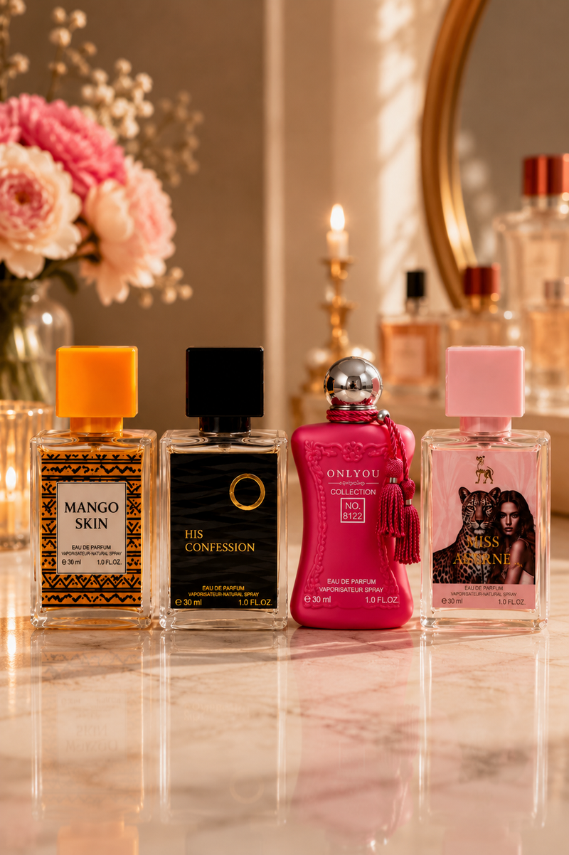 Mini Parfum Femme – Format Voyage 30 ml
